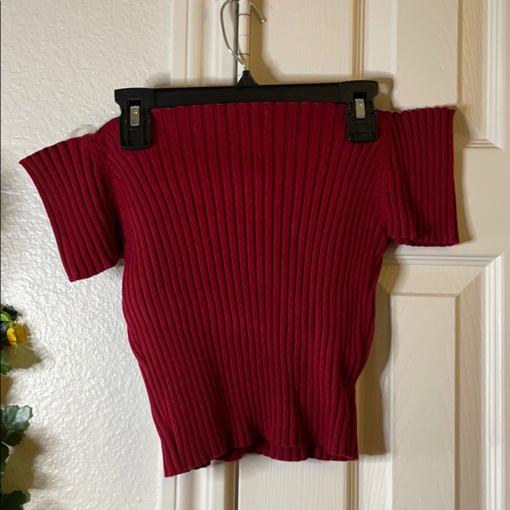 Red Crop Top - Picture 3 of 3